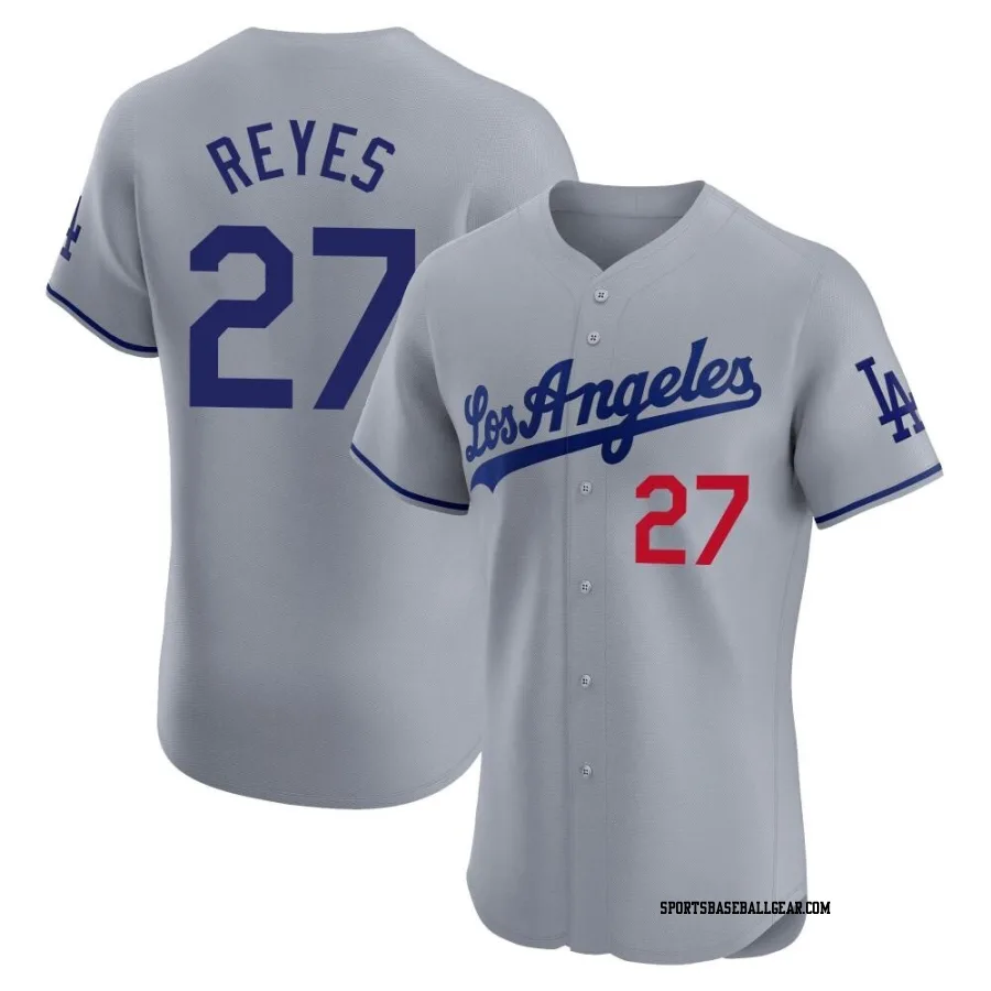 Alex Reyes Men's Los Angeles Dodgers Gray Elite Road Jersey