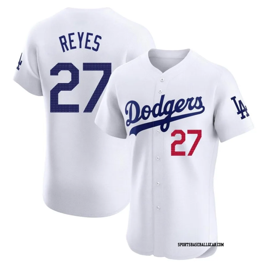 Alex Reyes Men's Los Angeles Dodgers White Elite Home Jersey