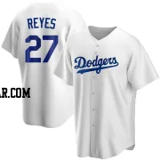 Alex Reyes Men's Los Angeles Dodgers White Replica Home Jersey