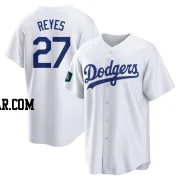 Alex Reyes Youth Los Angeles Dodgers White Replica 2024 World Tour Seoul Series Home Jersey