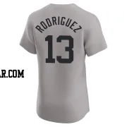 Alex Rodriguez Men's New York Yankees Gray Elite Road Jersey