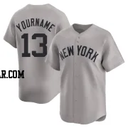 Alex Rodriguez Men's New York Yankees Gray Limited Away Jersey