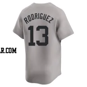 Alex Rodriguez Men's New York Yankees Gray Limited Away Jersey