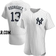 Alex Rodriguez Men's New York Yankees White Authentic Home Jersey