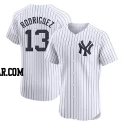 Alex Rodriguez Men's New York Yankees White Elite Home Jersey