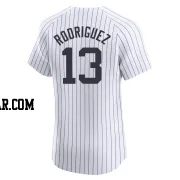 Alex Rodriguez Men's New York Yankees White Elite Home Jersey