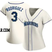 Alex Rodriguez Women's Seattle Mariners Cream Authentic Alternate Jersey