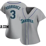 Alex Rodriguez Women's Seattle Mariners Gray Authentic Road Jersey