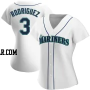 Alex Rodriguez Women's Seattle Mariners White Authentic Home Jersey