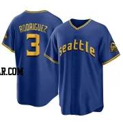 Alex Rodriguez Youth Seattle Mariners Royal Replica 2023 City Connect Jersey