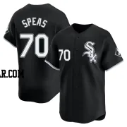 Alex Speas Men's Chicago White Sox Black Limited Alternate Jersey