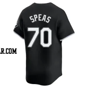 Alex Speas Men's Chicago White Sox Black Limited Alternate Jersey