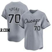 Alex Speas Men's Chicago White Sox Gray Limited Road Jersey