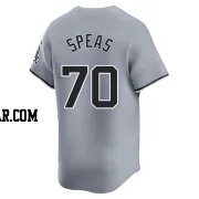 Alex Speas Men's Chicago White Sox Gray Limited Road Jersey