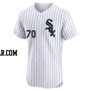 Alex Speas Men's Chicago White Sox White Elite Home Jersey