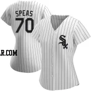 Alex Speas Women's Chicago White Sox White Authentic Home Jersey