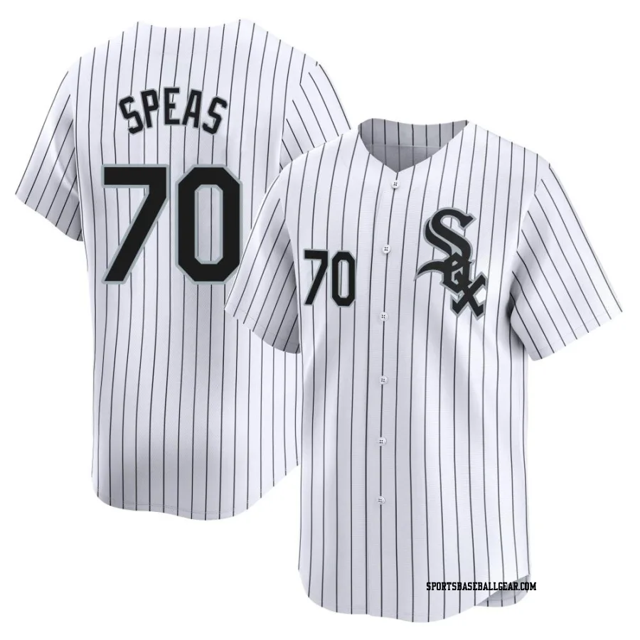 Alex Speas Youth Chicago White Sox White Limited Home Jersey