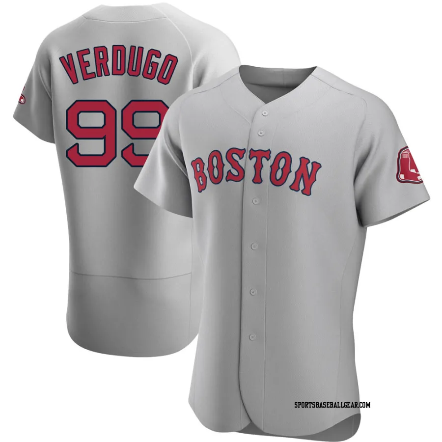 Alex Verdugo Men's Boston Red Sox Gray Authentic Road Jersey