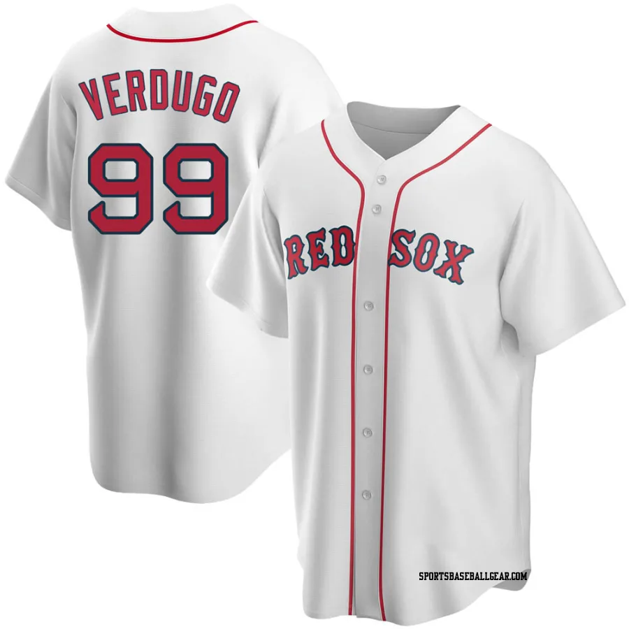 Alex Verdugo Men's Boston Red Sox White Replica Home Jersey