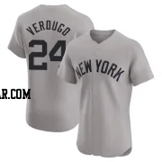 Alex Verdugo Men's New York Yankees Gray Elite Road Jersey