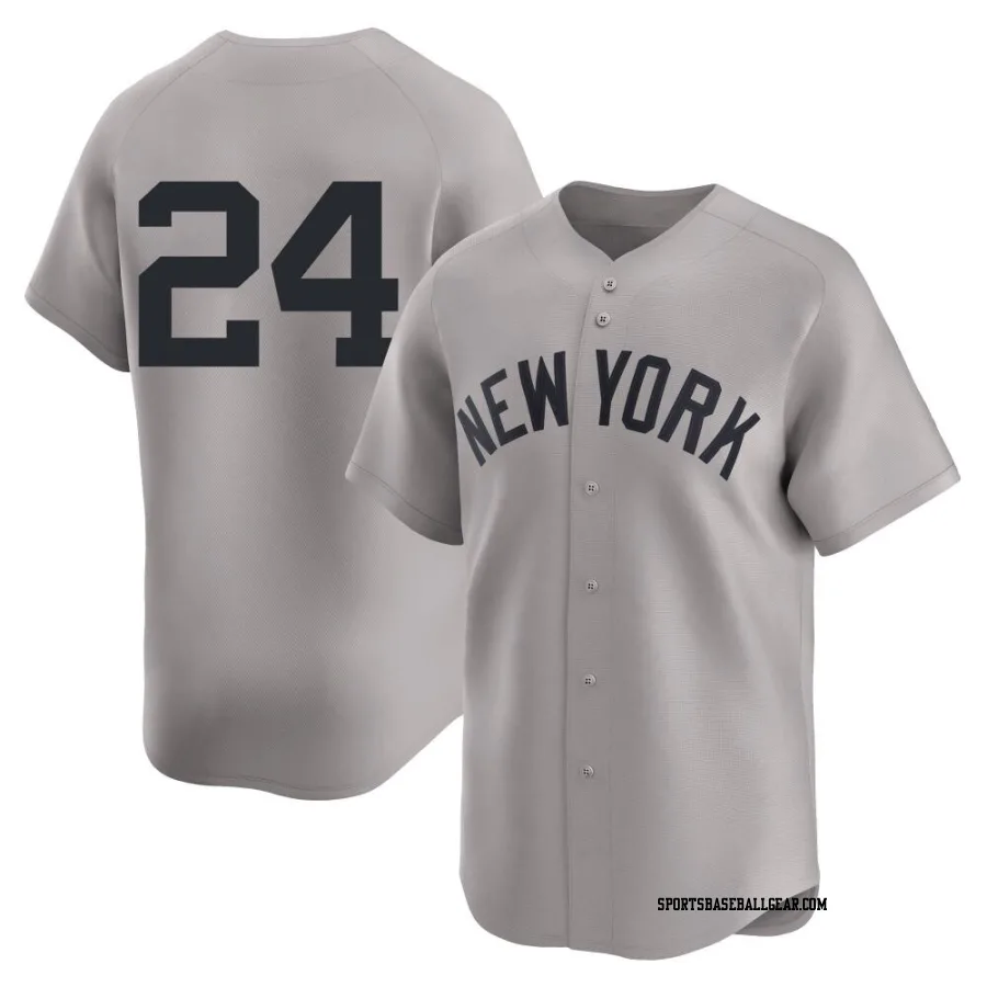 Alex Verdugo Men's New York Yankees Gray Limited Away 2nd Jersey