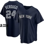 Alex Verdugo Men's New York Yankees Navy Replica Alternate Jersey