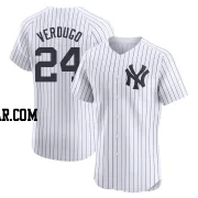 Alex Verdugo Men's New York Yankees White Elite Home Jersey