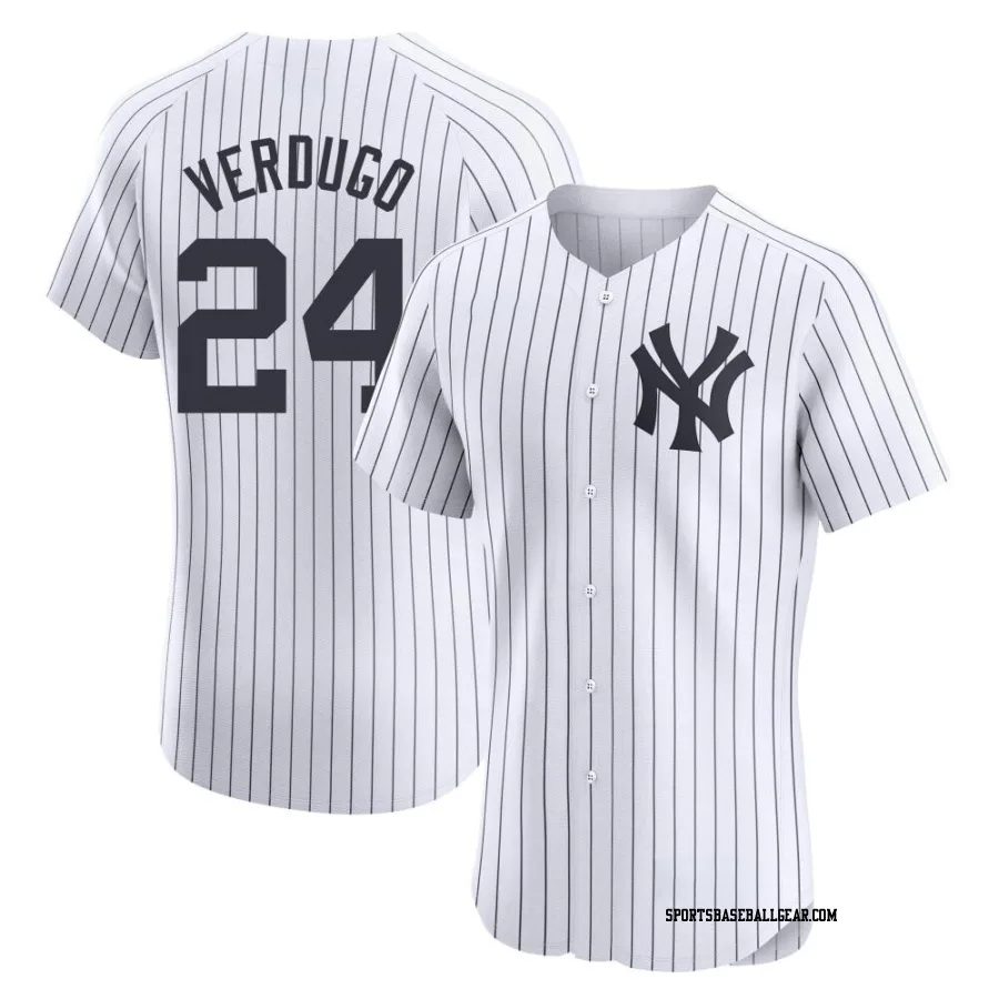 Alex Verdugo Men's New York Yankees White Elite Home Jersey