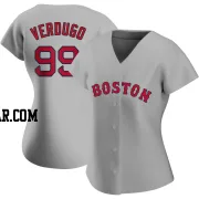 Alex Verdugo Women's Boston Red Sox Gray Replica Road Jersey