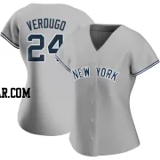 Alex Verdugo Women's New York Yankees Gray Authentic Road Name Jersey