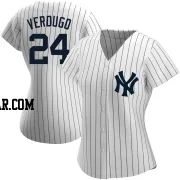 Alex Verdugo Women's New York Yankees White Authentic Home Name Jersey