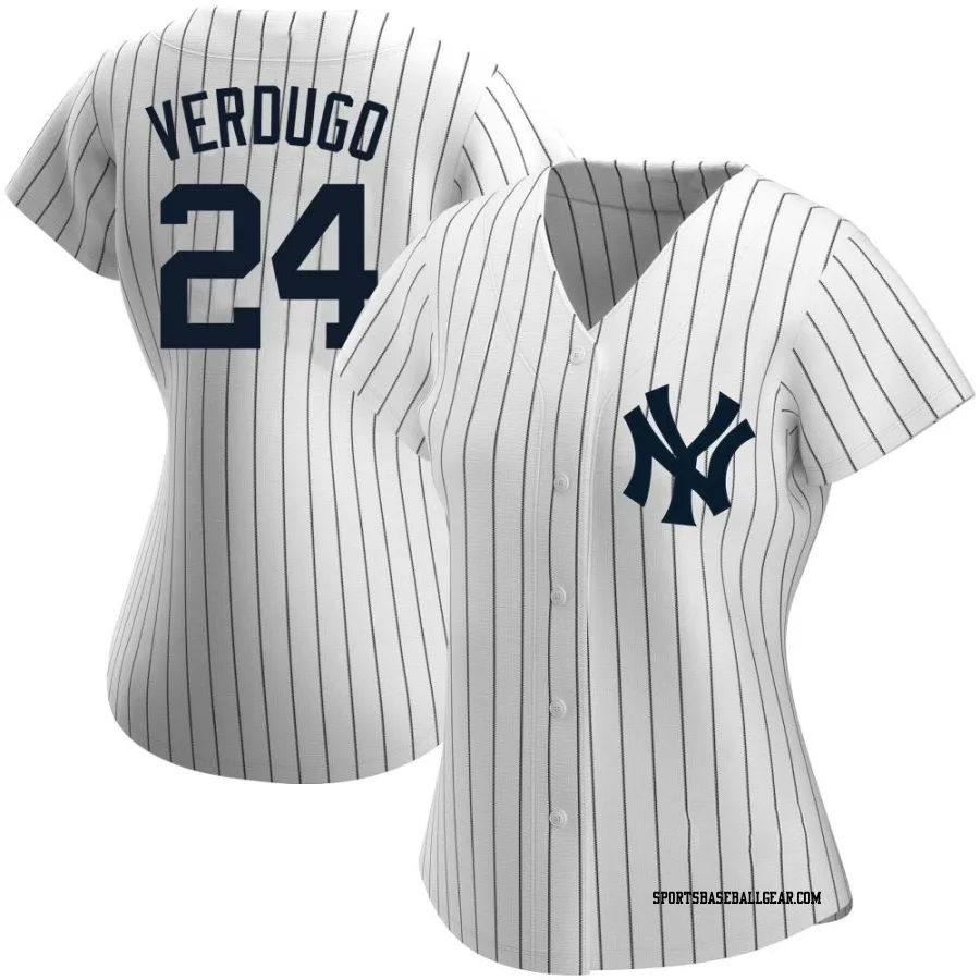 Alex Verdugo Women's New York Yankees White Authentic Home Name Jersey