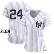 Alex Verdugo Women's New York Yankees White Limited Yankee Home 2nd Jersey