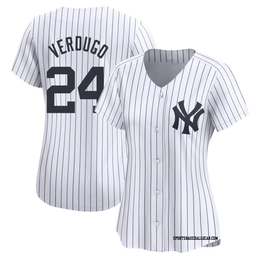 Alex Verdugo Women's New York Yankees White Limited Yankee Home Jersey