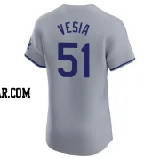 Alex Vesia Men's Los Angeles Dodgers Gray Elite Road Jersey