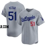 Alex Vesia Men's Los Angeles Dodgers Gray Limited Away Jersey