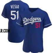 Alex Vesia Men's Los Angeles Dodgers Royal Authentic Alternate Jersey