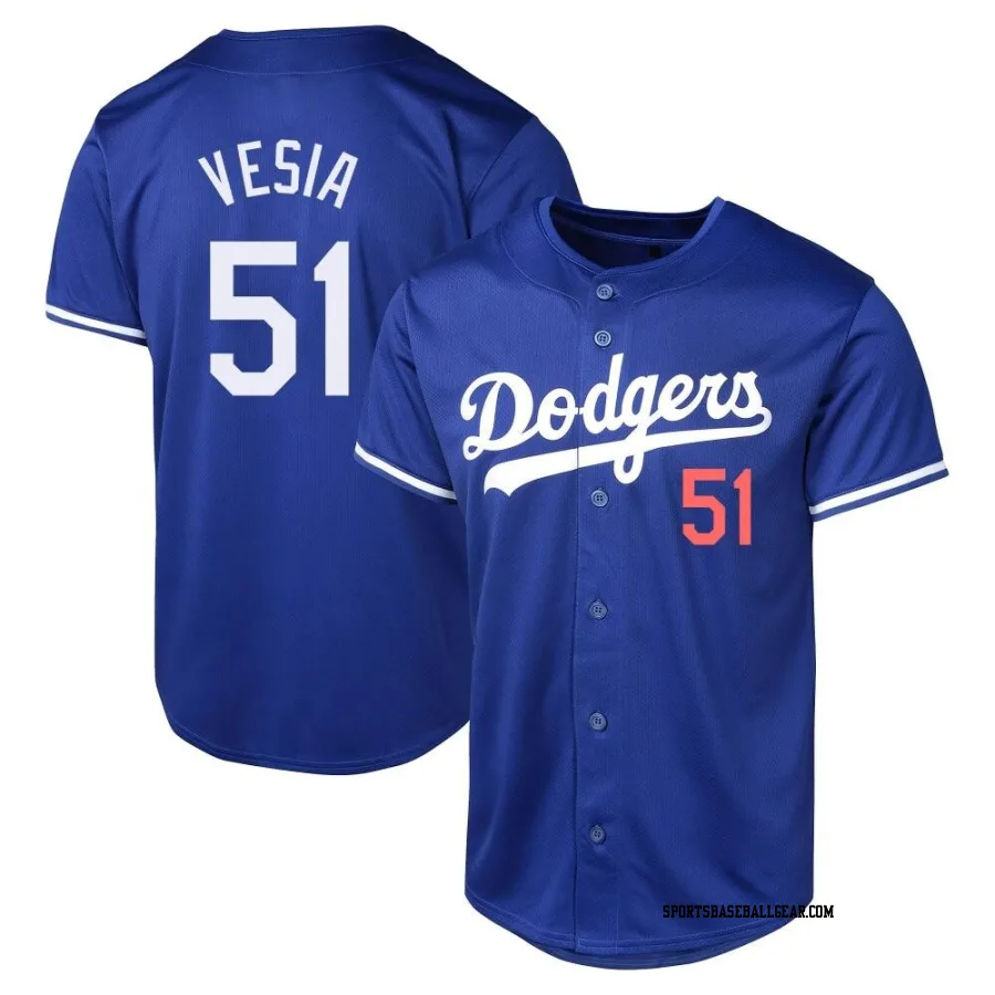 Alex Vesia Men's Los Angeles Dodgers Royal Limited Alternate Jersey