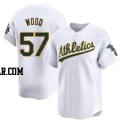 Alex Wood Men's Oakland Athletics White Limited Home Jersey