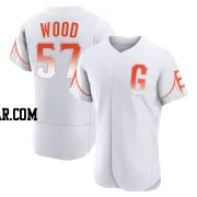 Alex Wood Men's San Francisco Giants White Authentic 2021 City Connect Jersey