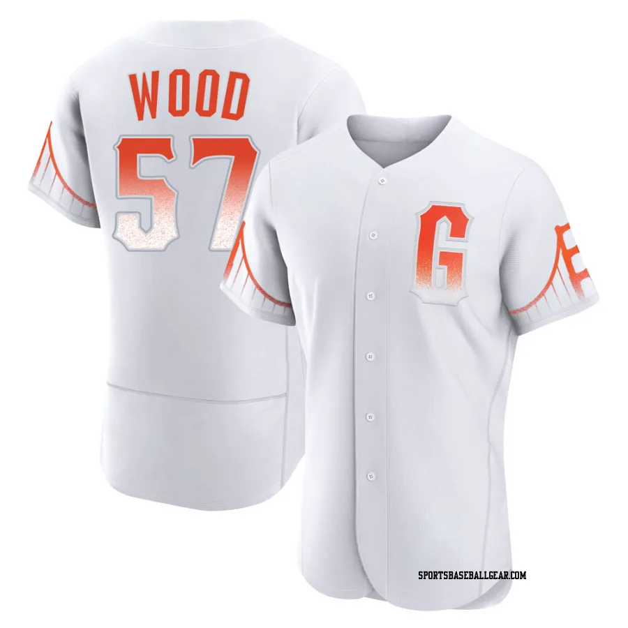 Alex Wood Men's San Francisco Giants White Authentic 2021 City Connect Jersey