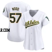 Alex Wood Women's Oakland Athletics White Limited Home Jersey