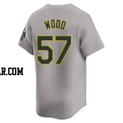 Alex Wood Youth Oakland Athletics Gray Limited Away Jersey