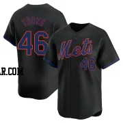 Alex Young Men's New York Mets Black Limited Alternate Jersey