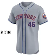 Alex Young Men's New York Mets Gray Elite Road Jersey