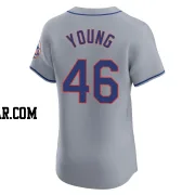 Alex Young Men's New York Mets Gray Elite Road Jersey