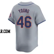 Alex Young Men's New York Mets Gray Limited Away Jersey