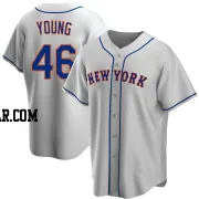 Alex Young Men's New York Mets Gray Replica Road Jersey