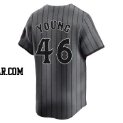 Alex Young Men's New York Mets Limited Graphite 2024 City Connect Jersey