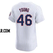 Alex Young Men's New York Mets White Elite Home Jersey